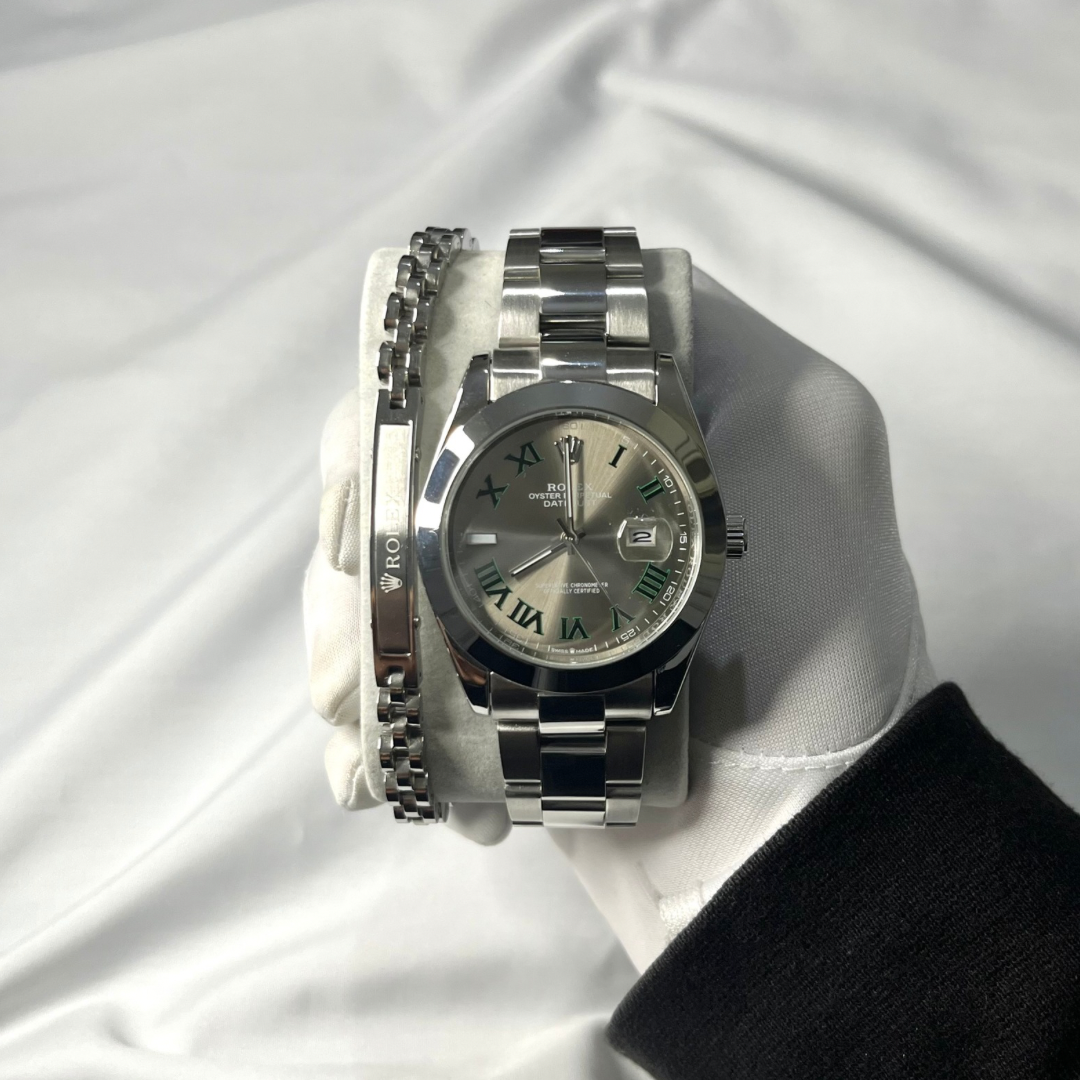 Rolex Date-just avec bracelet