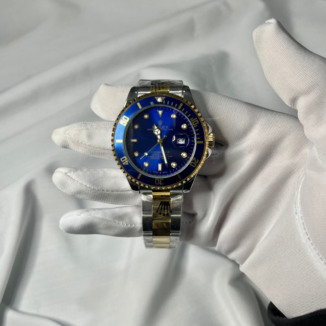 Rolex submariner Date bleu