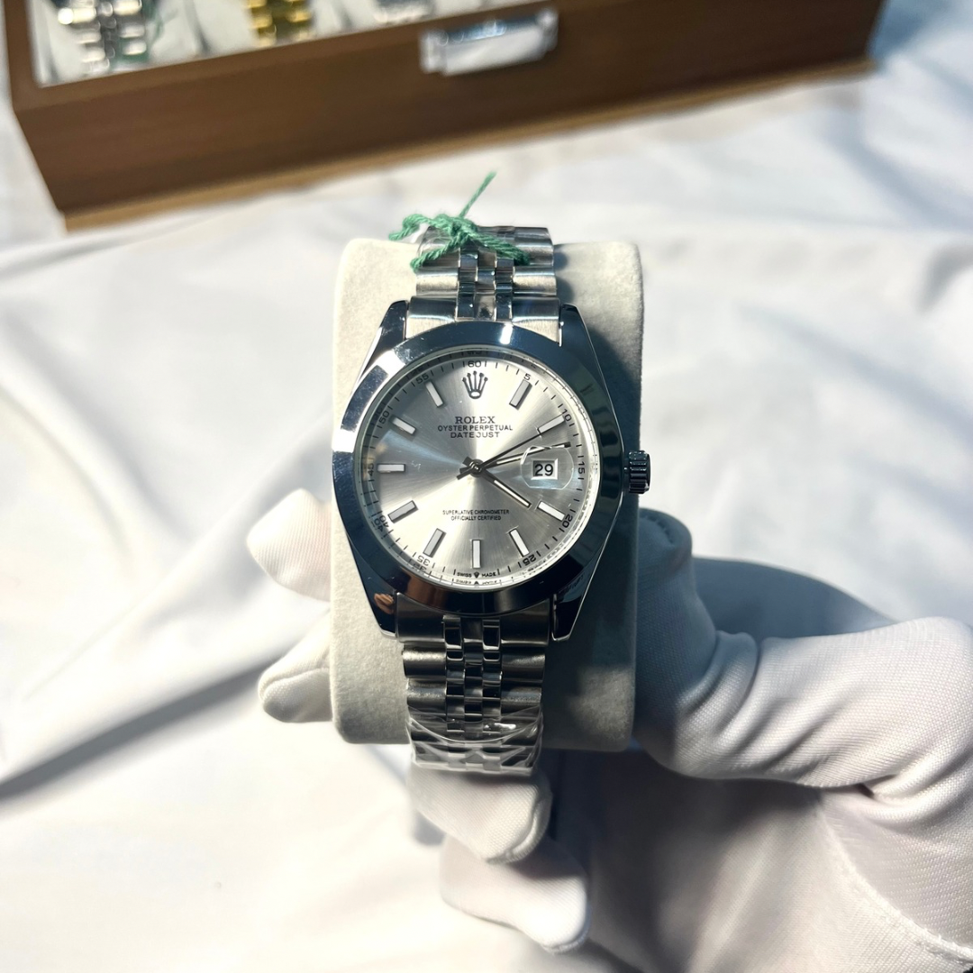 Rolex Date-Just blanche