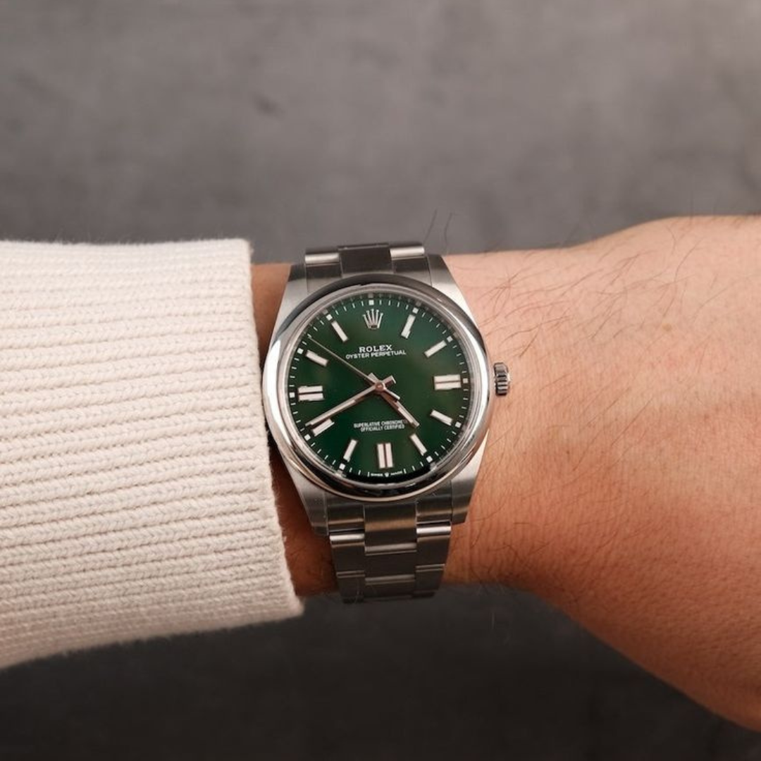 Rolex Oyster Perpetual vert