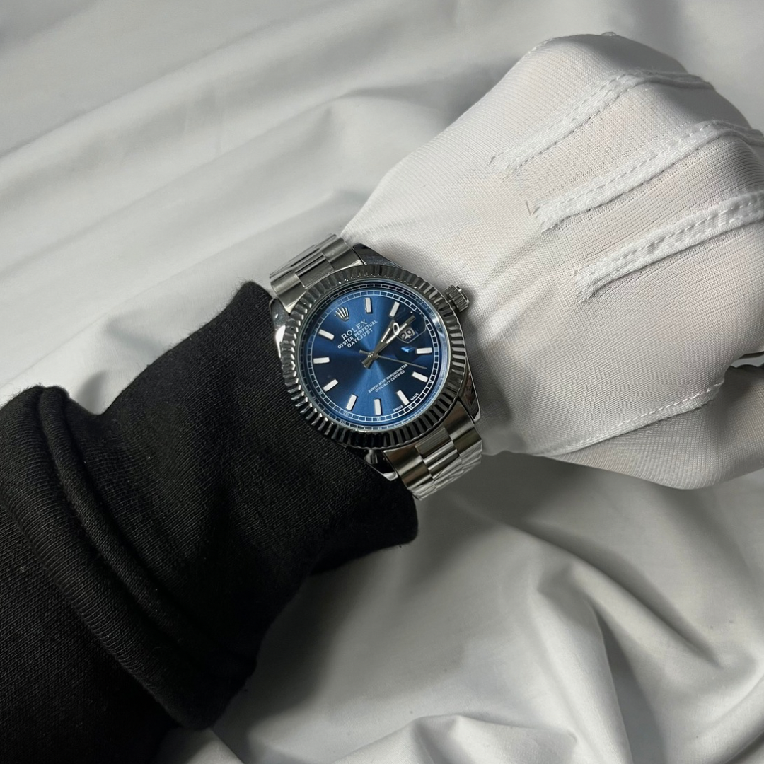 Rolex president bleu