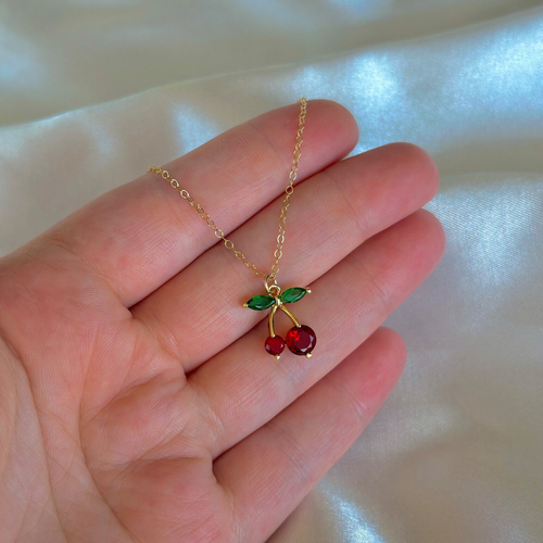cherry necklace