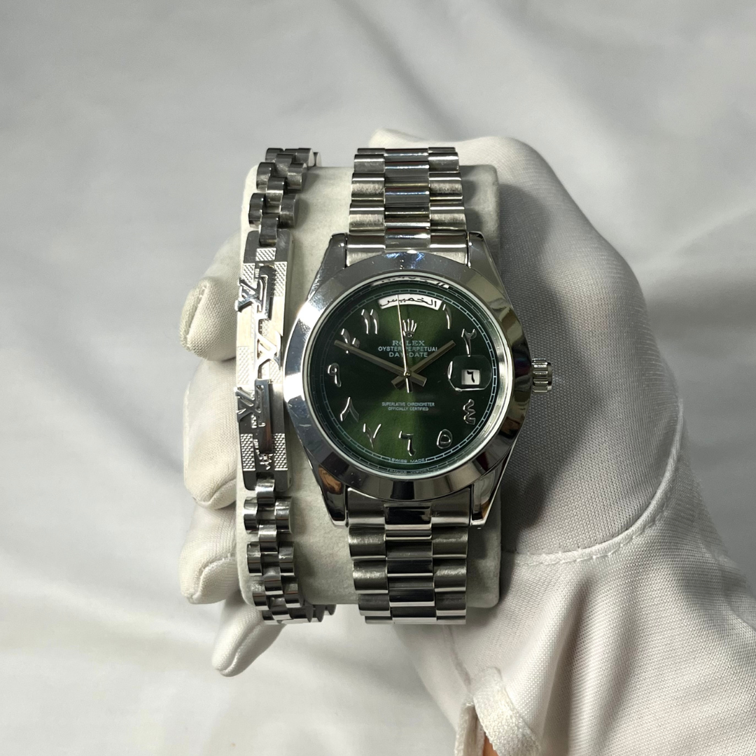 Rolex Date just Et Bracelet (LV)
