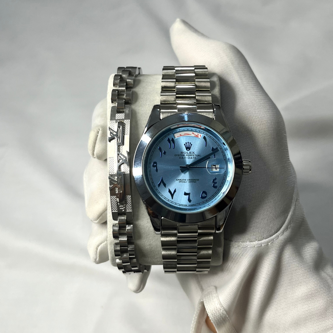 Rolex Date just Et Bracelet (LV)